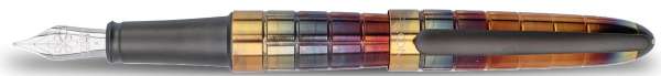 Diplomat Aero Rhomb Flame Fountain Pen